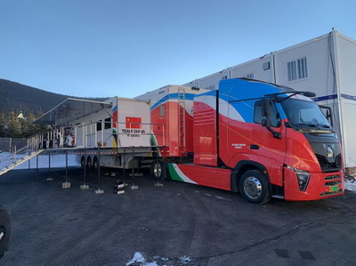 中國重汽智能雪蠟車 科技賦能，助力冬奧健兒馳騁賽場